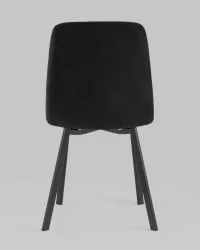 Стул Oliver Square велюр Черный